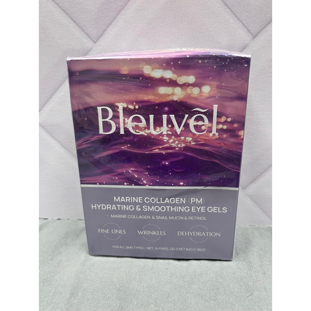 Bleuvel Marine Collagen PM Hydrating & Smoothing Eye Gels 14 Pairs NEW 5/2028